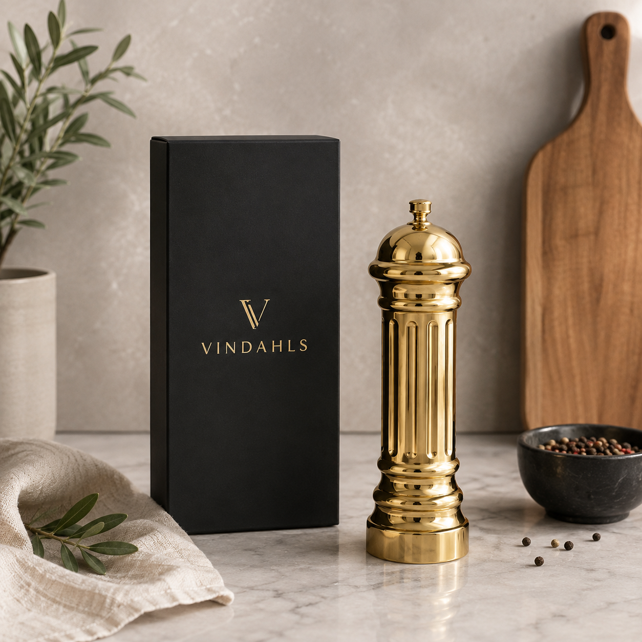 Kryddkvarn i Guld By Vindahls - 2 Pack