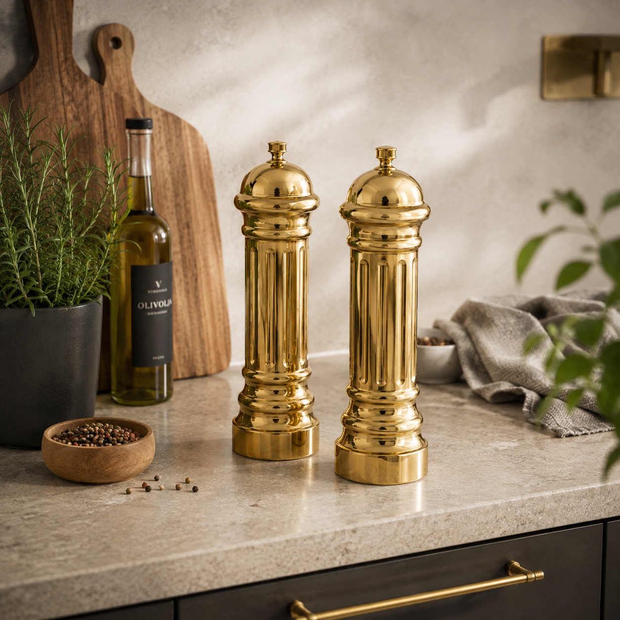 Kryddkvarn i Guld By Vindahls - 2 Pack
