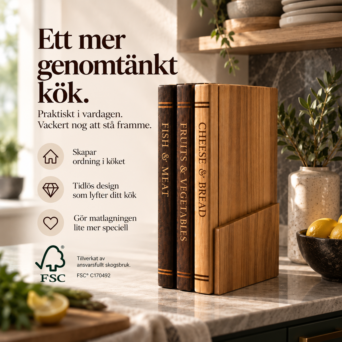 Bokskärbrädan Set av 3 | Designed by Vindahls®