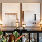 Ljushållare i Glas & Guld – 2-pack