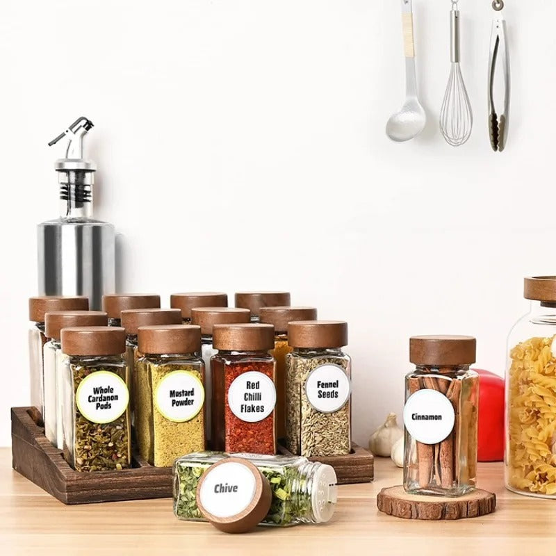 Kryddburkar i Glas – 12-pack